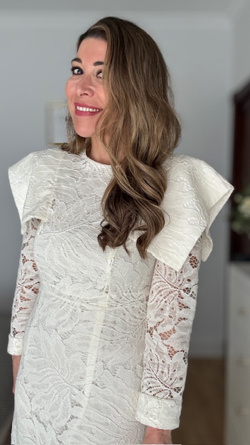 Vestido Invitada Olimpia Beige - Imagen 5