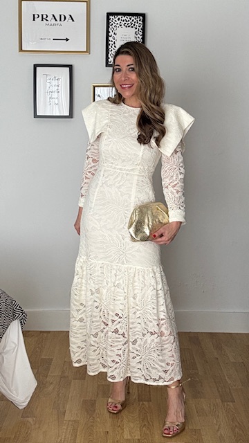 Vestido Invitada Olimpia Beige - Imagen 2