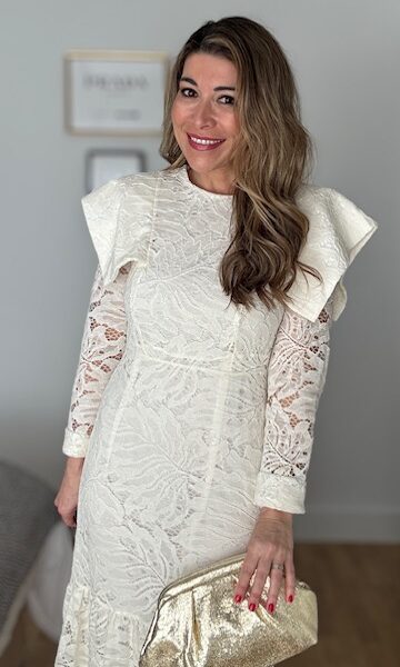 Vestido Invitada Olimpia Beige