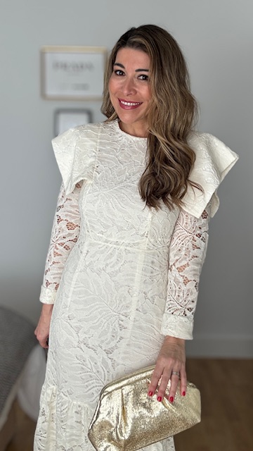 Vestido Invitada Olimpia Beige