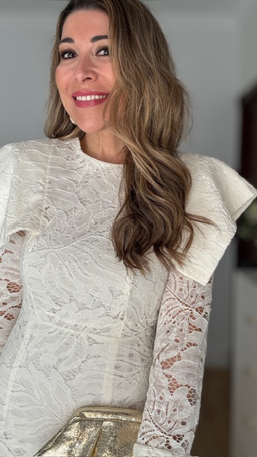 Vestido Invitada Olimpia Beige - Imagen 16