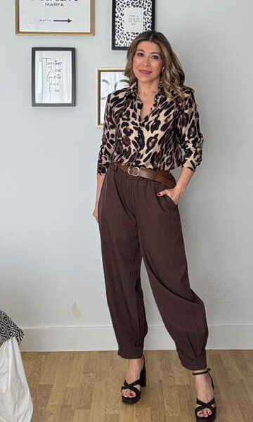 Pantalón Mabel Marrón