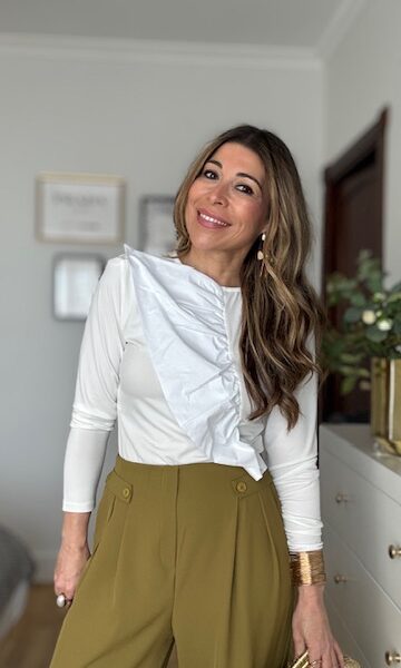 Top Volantón blanco Elvira