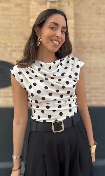 Top Lola Lunares Beige