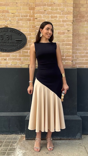 Vestido Turín Sisa azul marino - Imagen 4