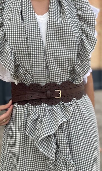 Cinturón Ancho Vega Marrón