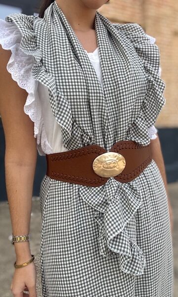 Cinturón Elástico Abade Marrón