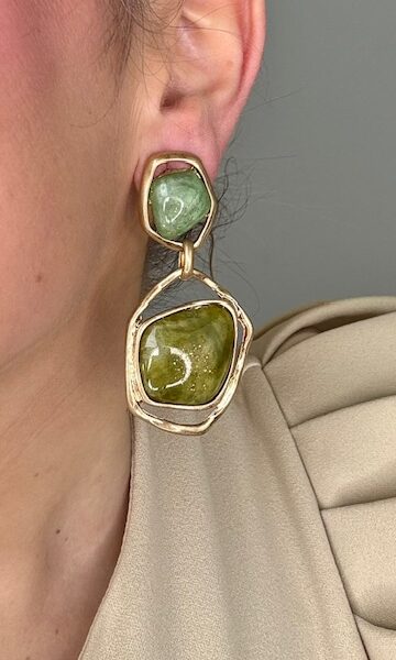 Pendientes Aldara Verdes
