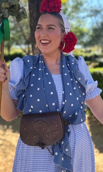 Bolso Romería Bandolera Riñonera Marrón Mostaza