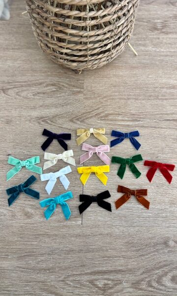 Broche Lazo terciopelo