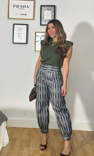 Pantalón Globo estampado