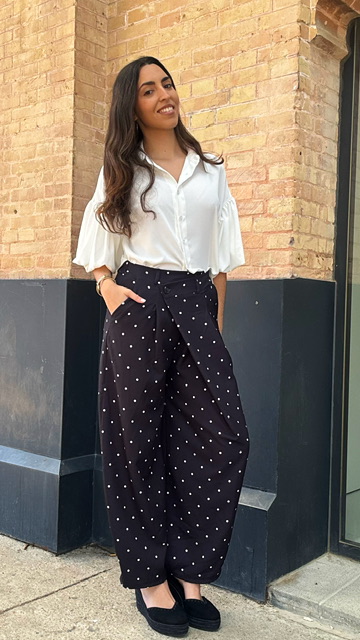 Blusa abullonada blanca - Imagen 8