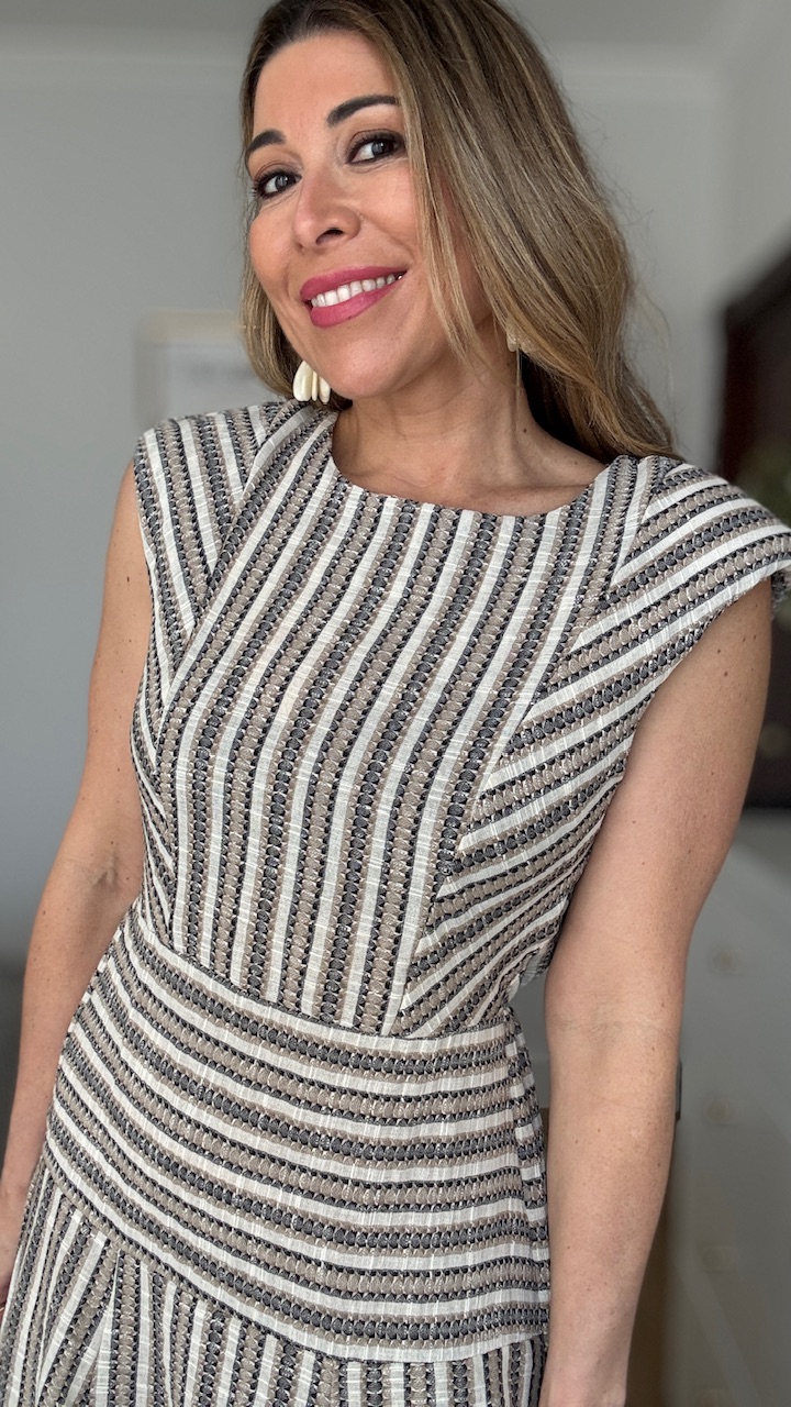 Vestido Indira Estampado Rayas - Imagen 15