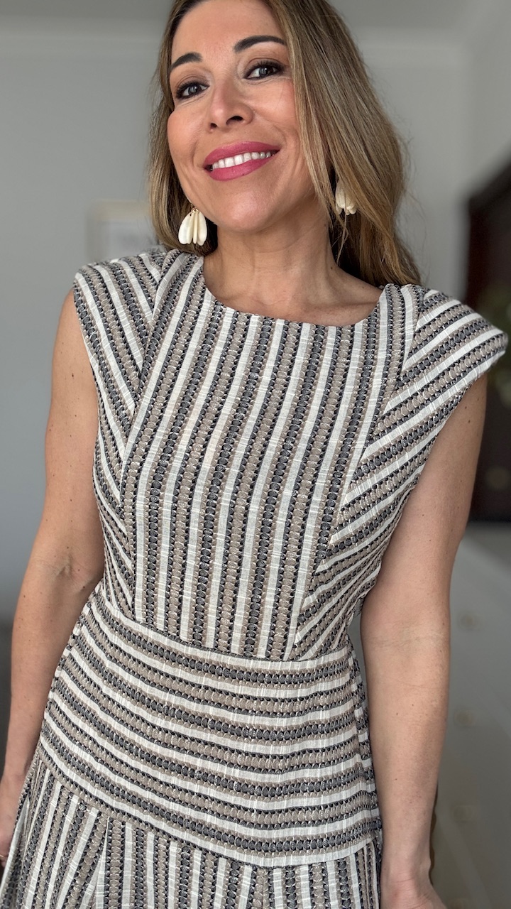 Vestido Indira Estampado Rayas - Imagen 16