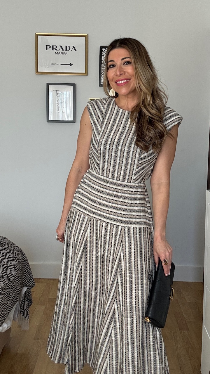 Vestido Indira Estampado Rayas - Imagen 10