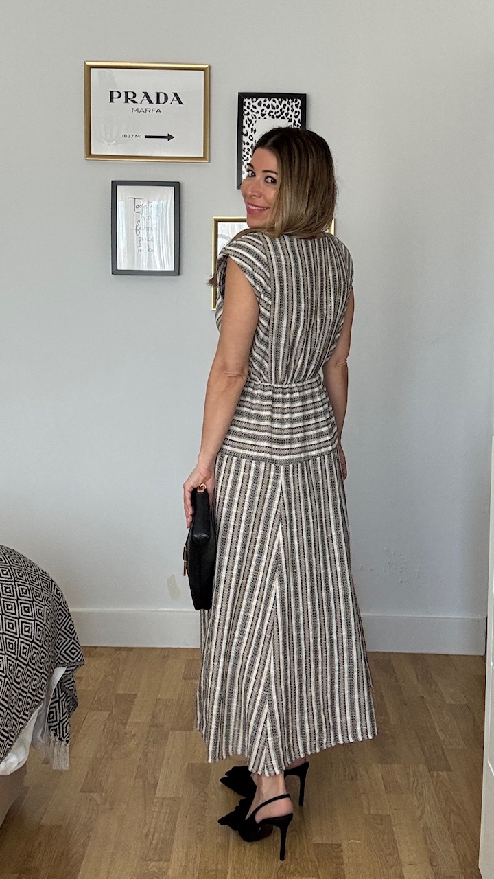 Vestido Indira Estampado Rayas - Imagen 8