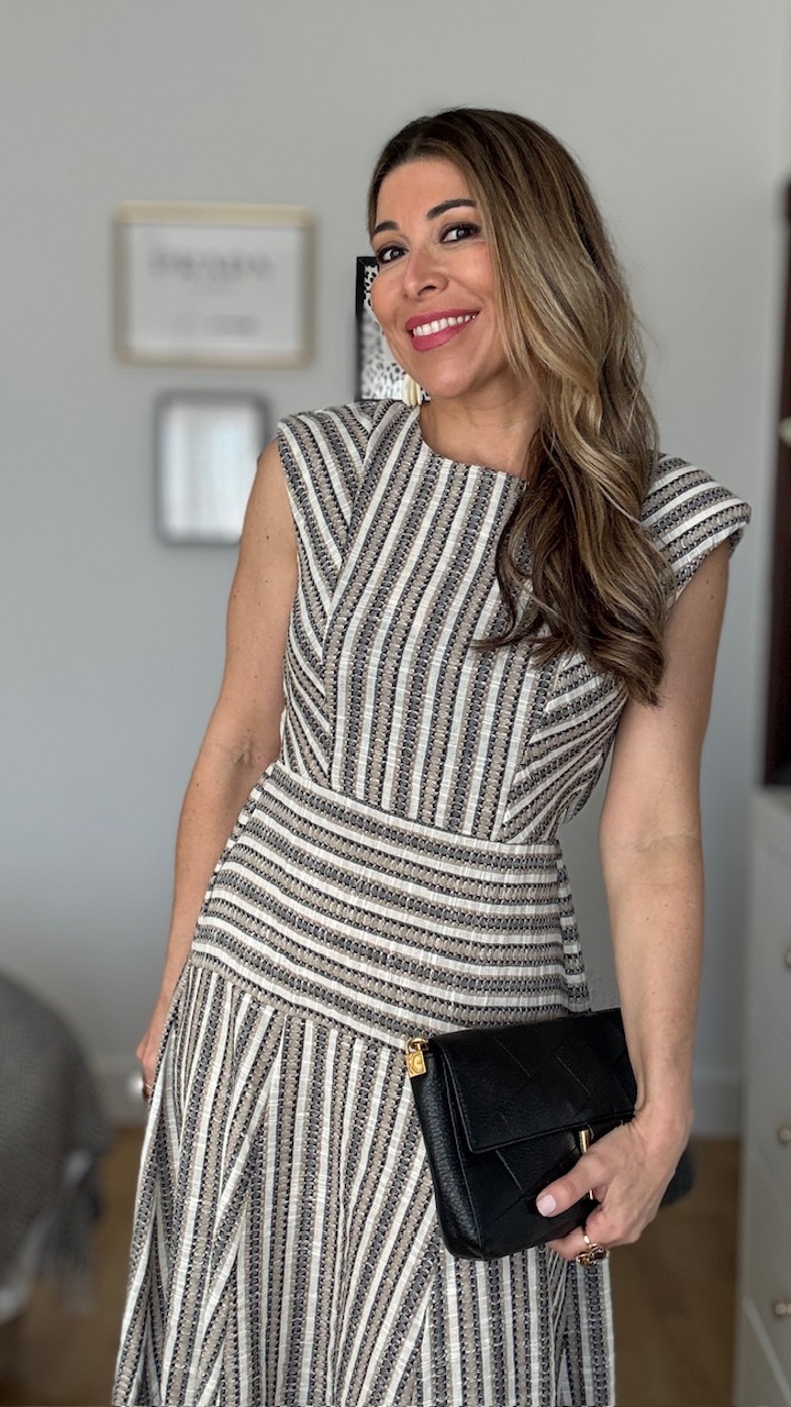 Vestido Indira Estampado Rayas - Imagen 4