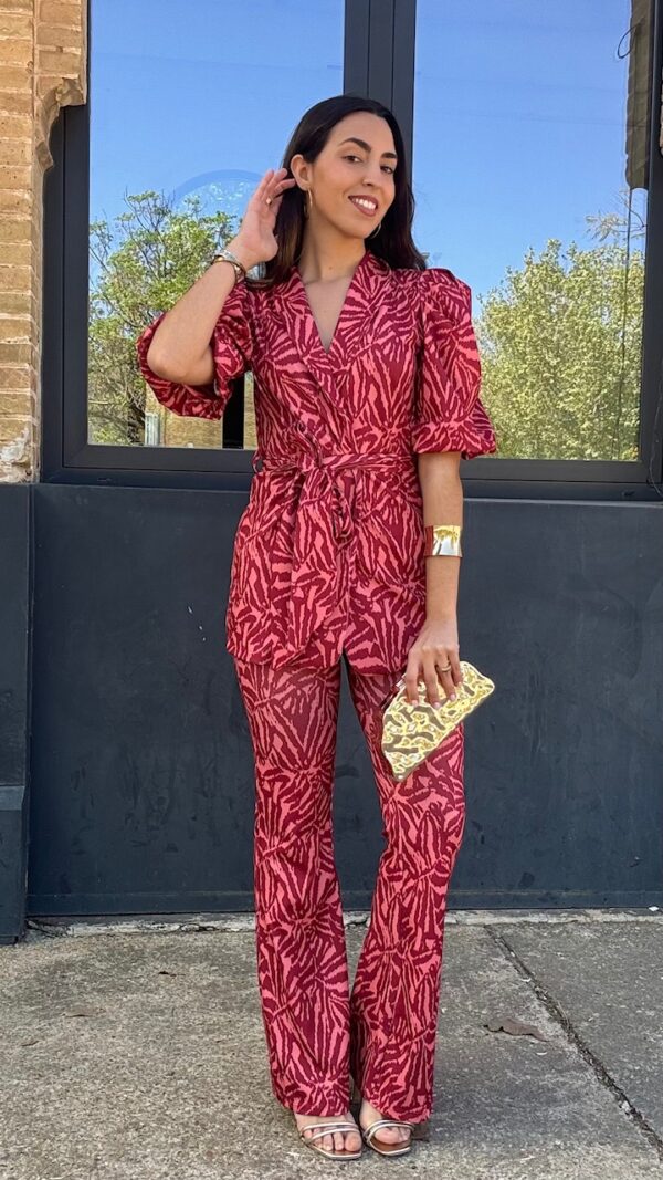 Traje de Chaqueta Aurora Cebra Caldera