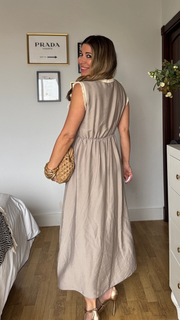 Vestido Bianca Flecos Topo - Imagen 6