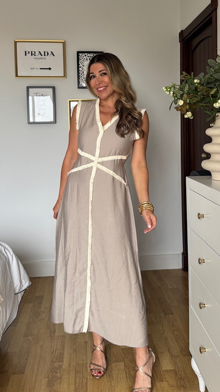 Vestido Bianca Flecos Topo - Imagen 8