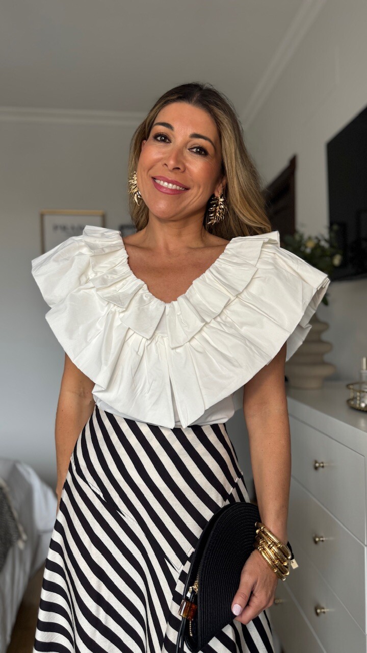 Top Volantes Blanco - Imagen 4