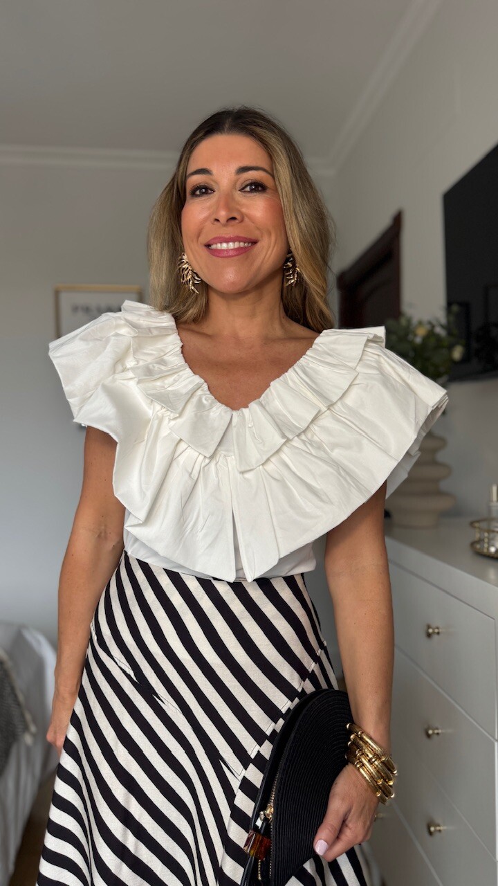 Top Volantes Blanco - Imagen 6