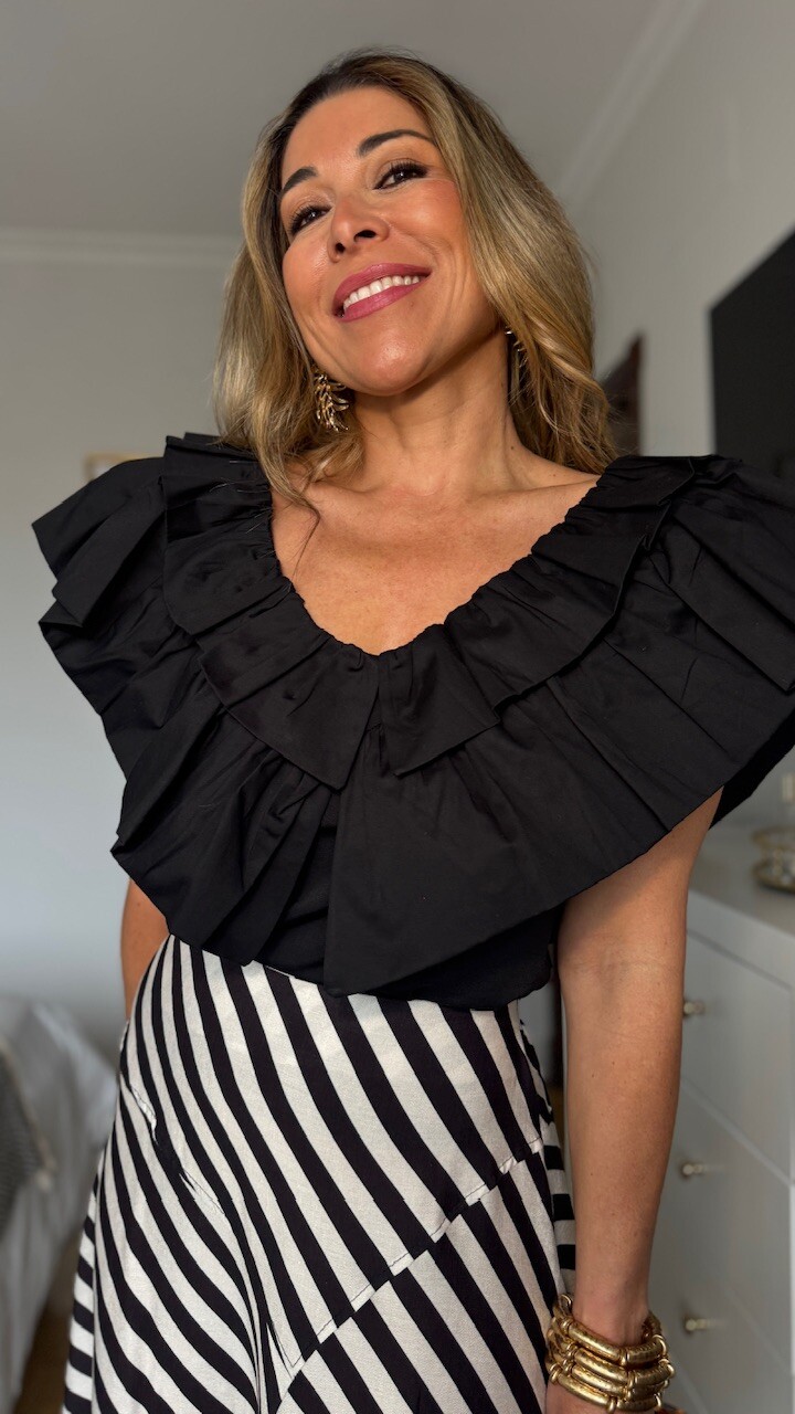 Top Volantes Negro - Imagen 5