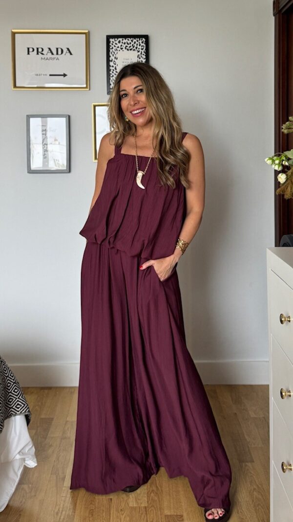 Conjunto Taormina Berenjena