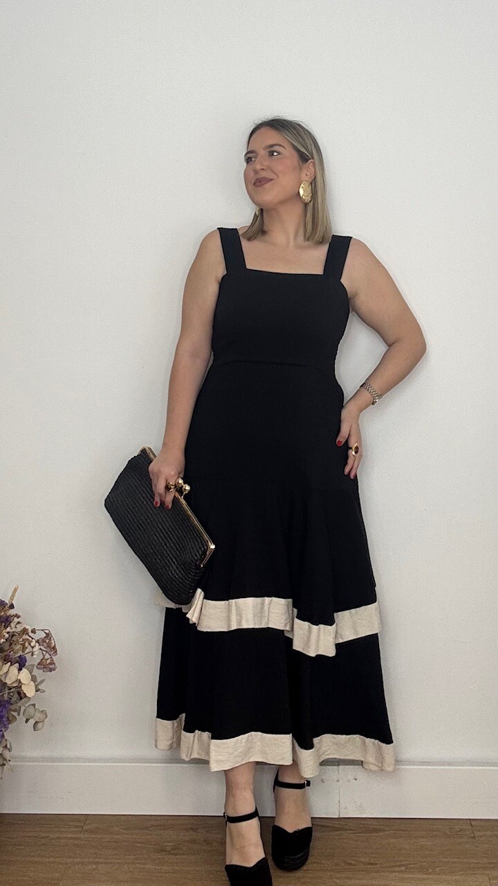 Vestido Lucca Volantes Negro - Imagen 9