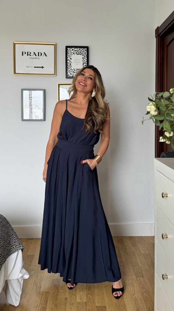 Falda Pantalón Selena Azul Marino