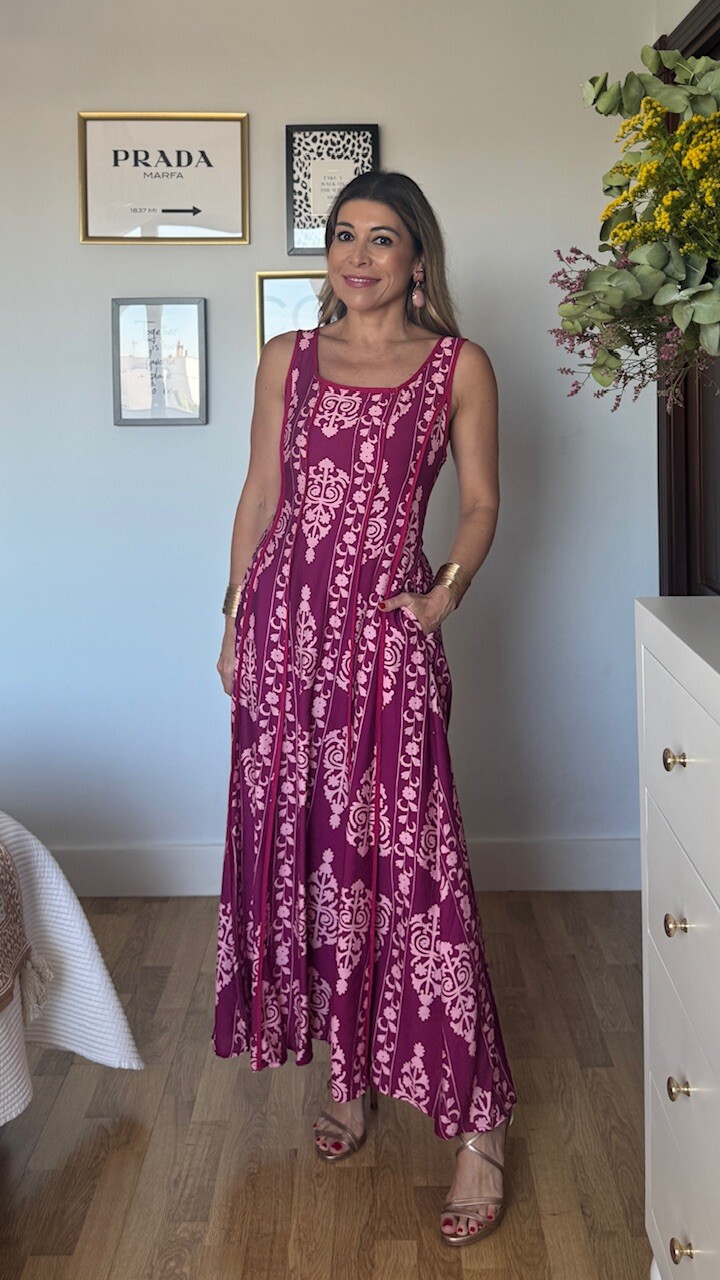 Vestido Rosaura Rosa - Imagen 4