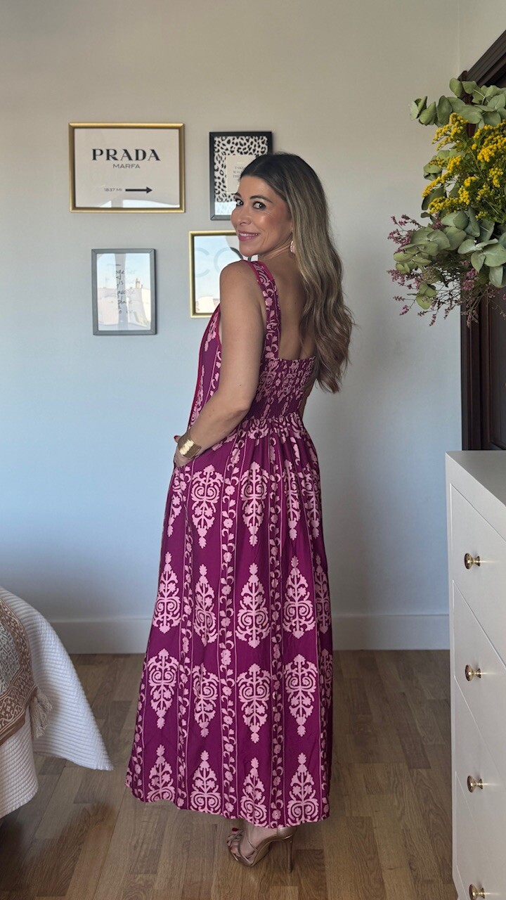 Vestido Rosaura Rosa - Imagen 5