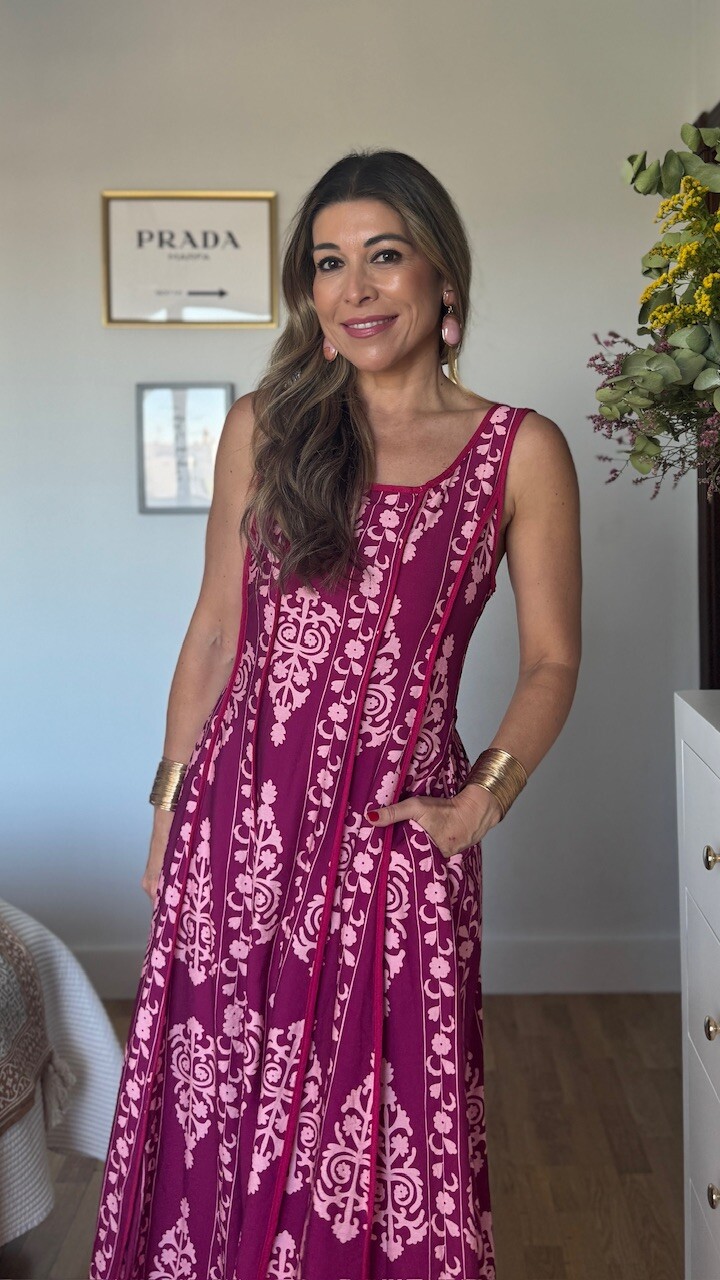 Vestido Rosaura Rosa - Imagen 7