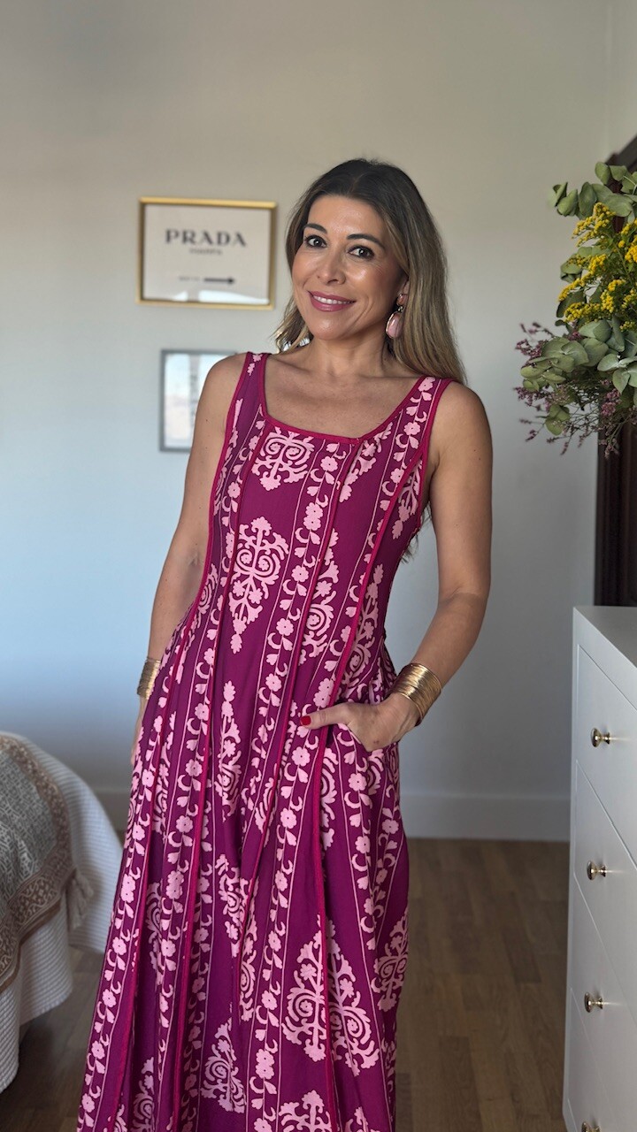 Vestido Rosaura Rosa - Imagen 9