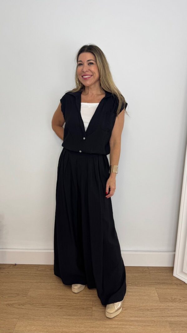 Falda Pantalón Selena Negro