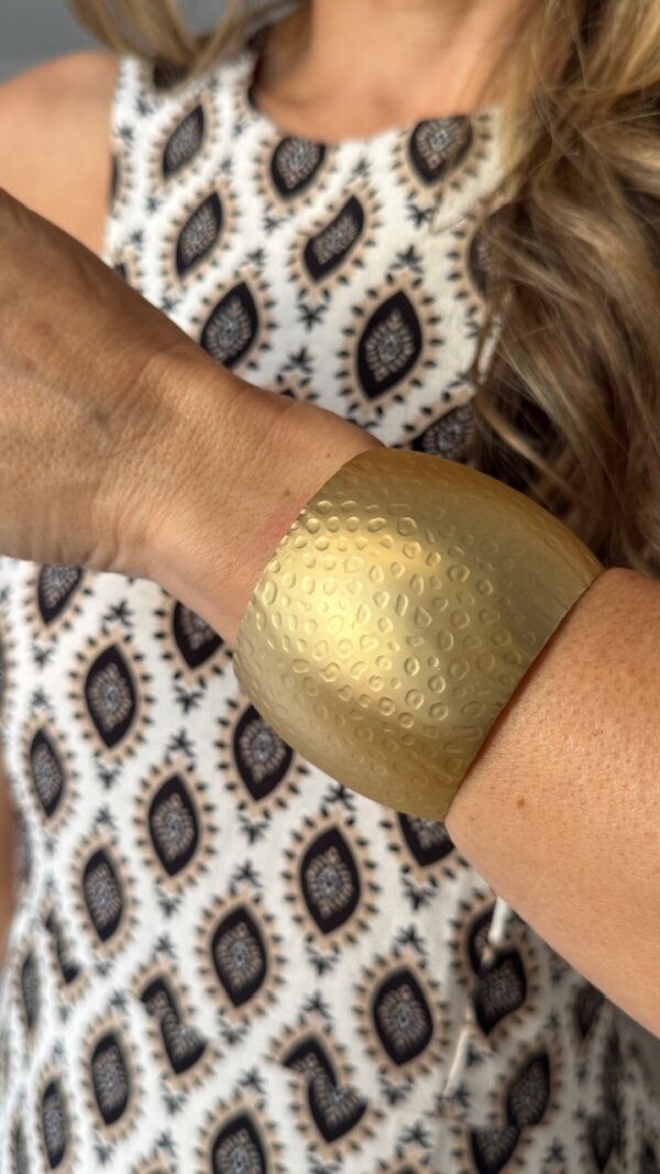 Brazalete Piamonte Matte Dorado