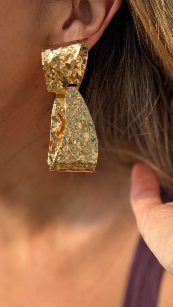 Pendientes Casilda Relieve Dorados