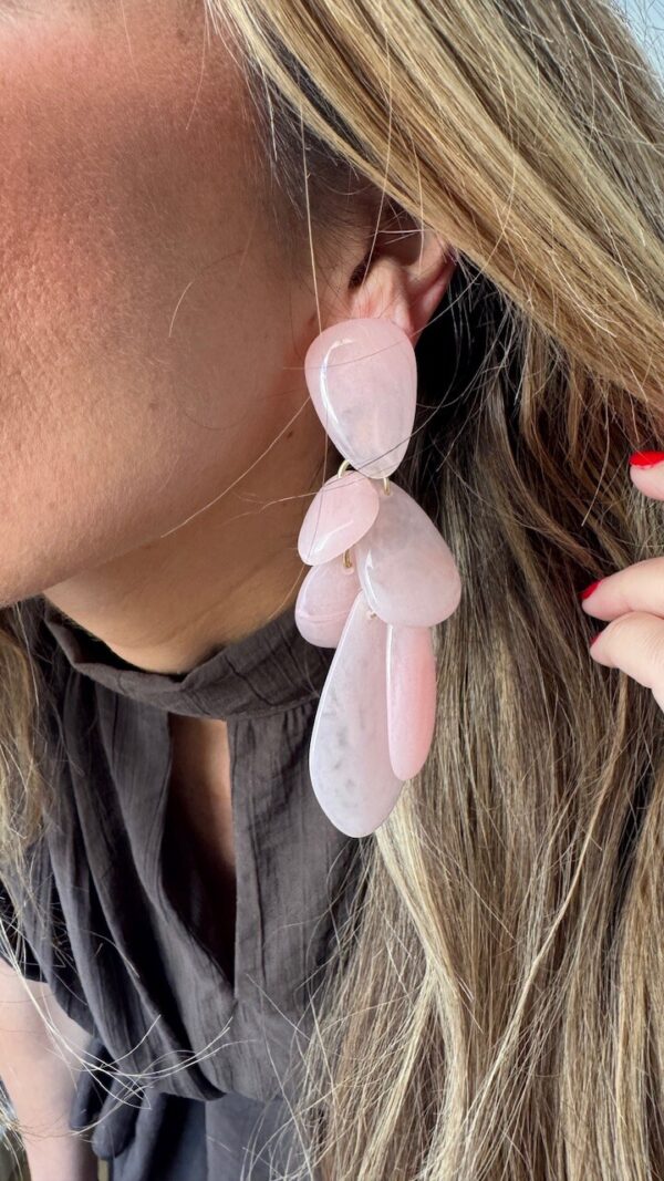 Pendientes Aura Rosa