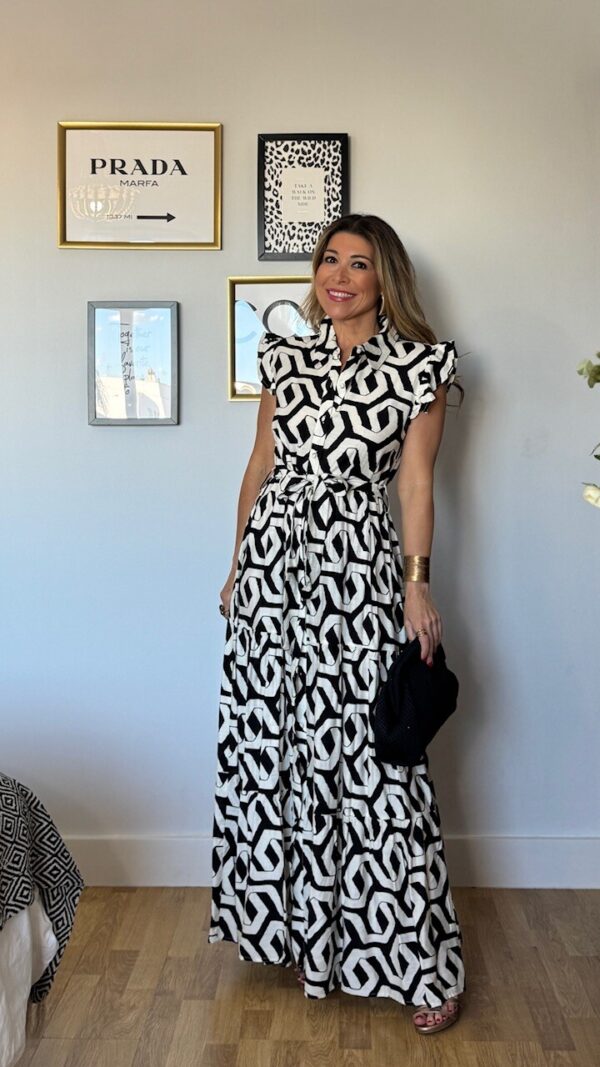 Vestido Ángela Geométrico