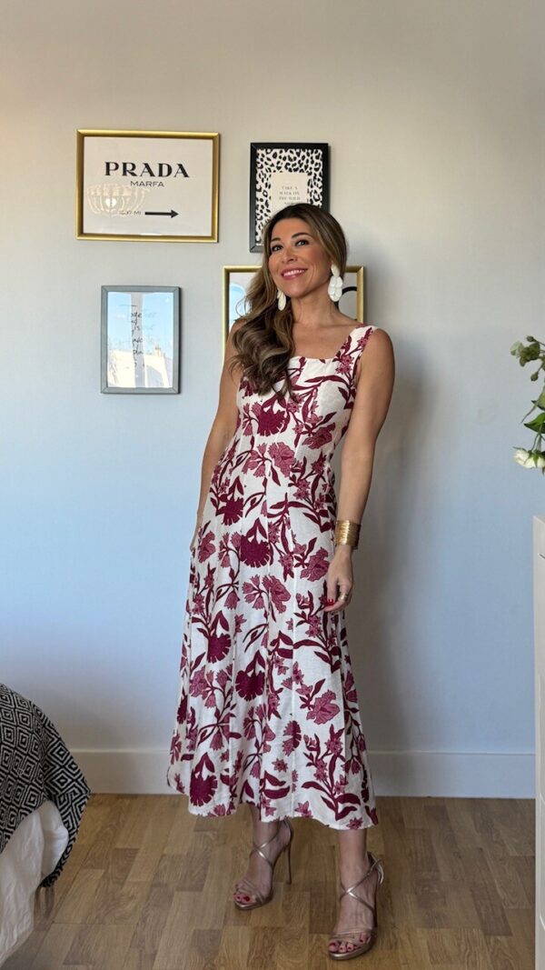 Vestido Salinas Burdeos