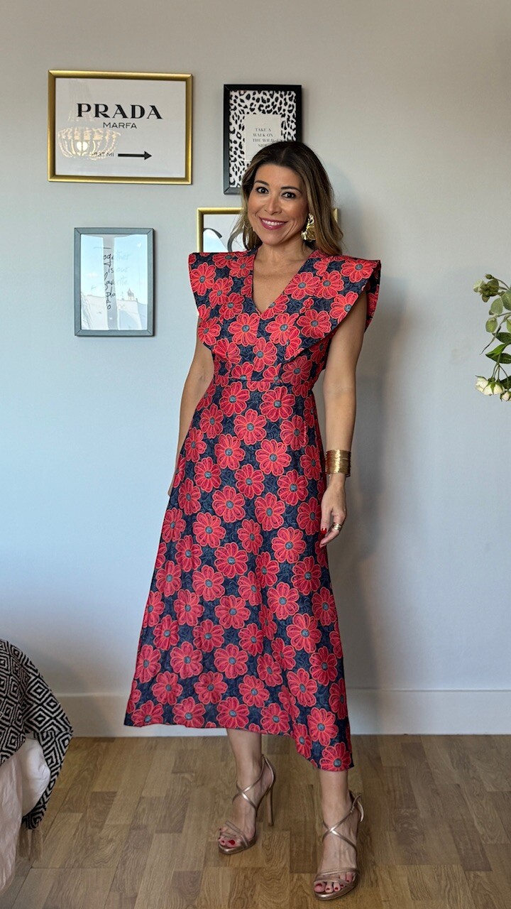 Vestido Gabriela Rojo - Imagen 10