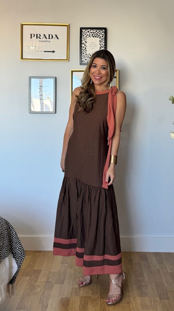Vestido Dante Marrón