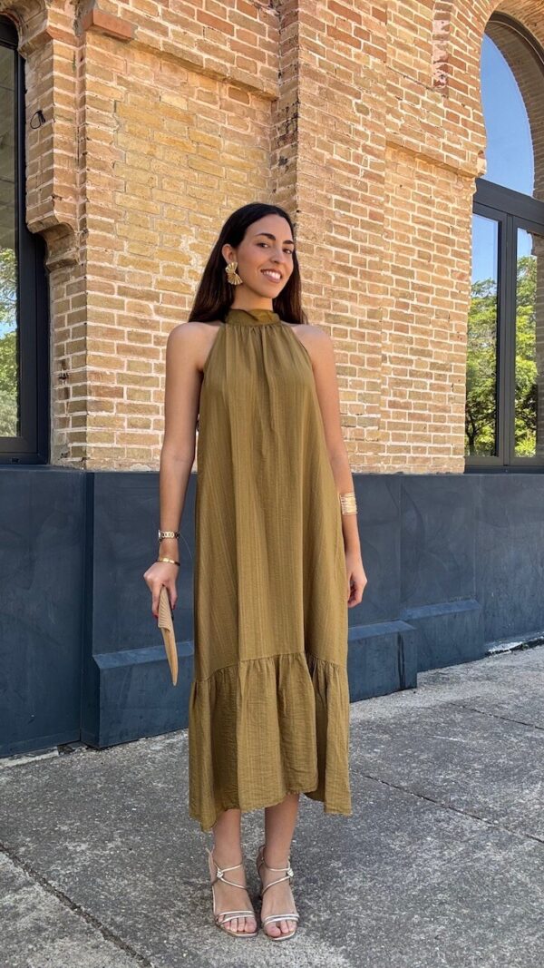 Vestido Lyon Verde Oliva