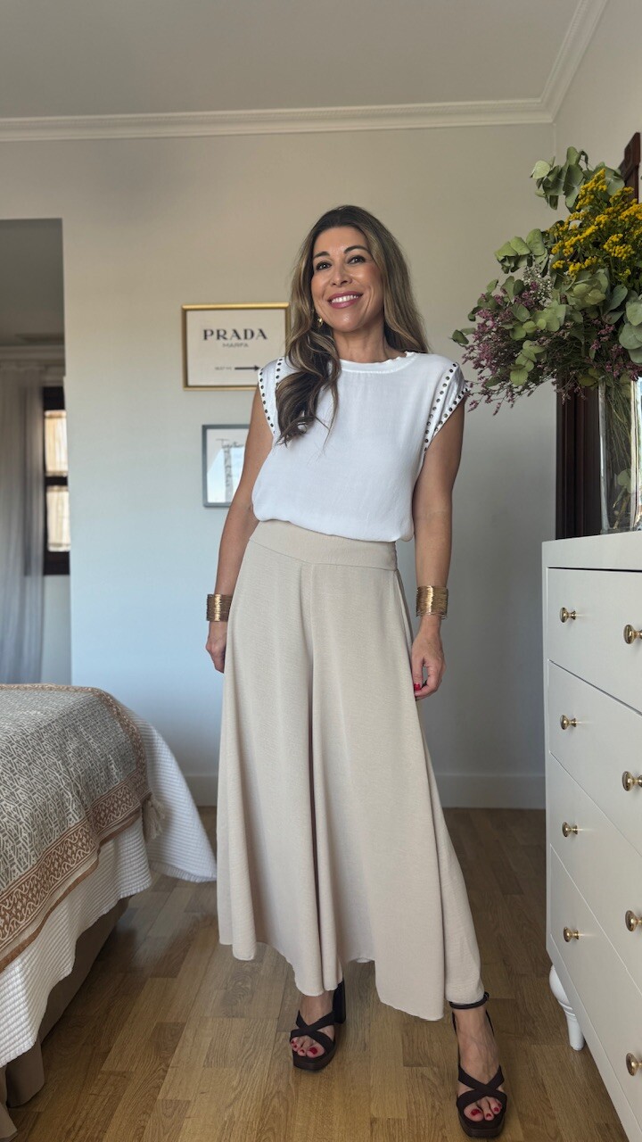 Pantalón Lola Beige - Imagen 7