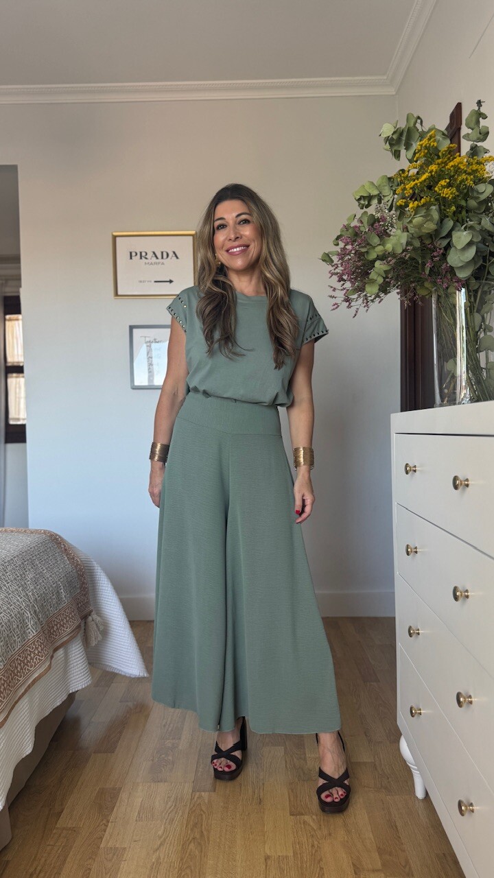 Pantalón Lola Verde Caza - Imagen 10