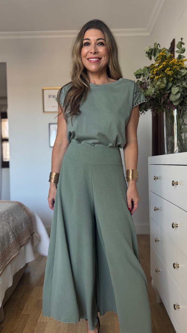 Pantalón Lola Verde Caza - Imagen 7