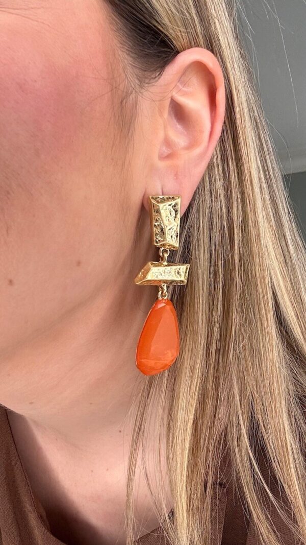 Pendientes Marien Dorados Teja