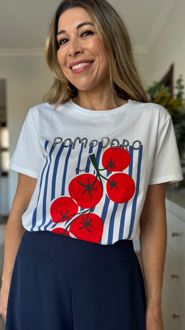 Camiseta Pomodoro Blanca - Imagen 2
