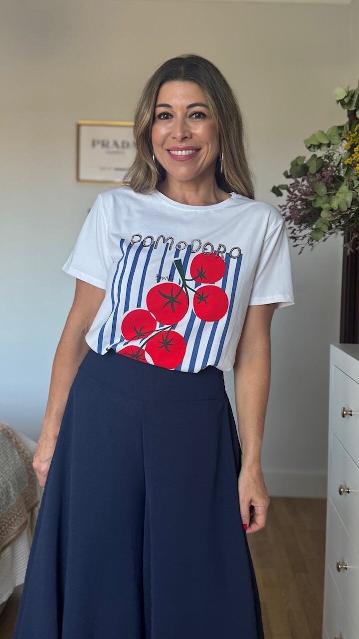 Camiseta Pomodoro Blanca - Imagen 5