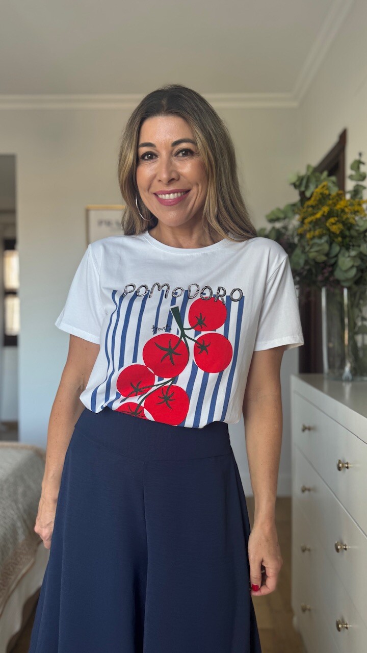 Camiseta Pomodoro Blanca - Imagen 6